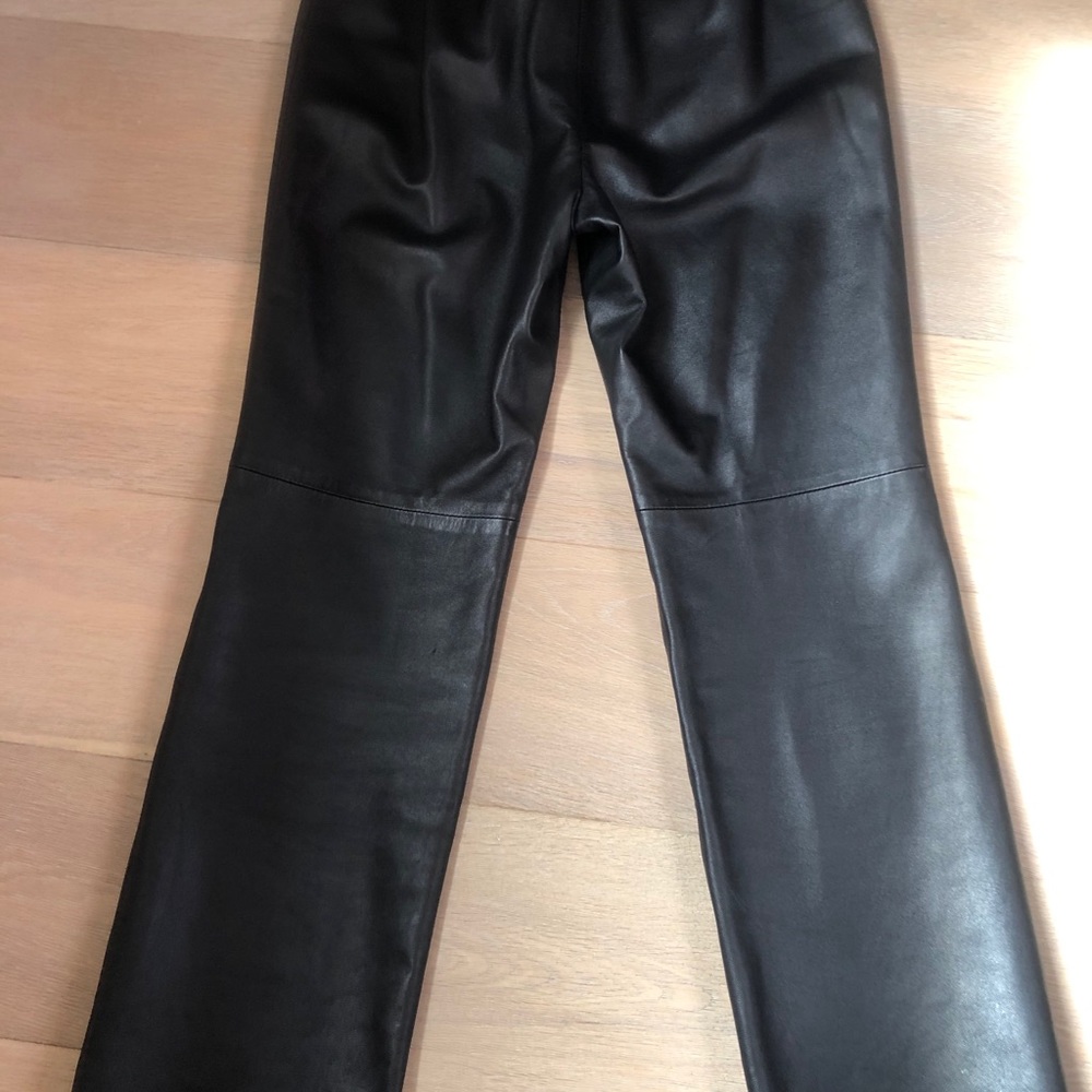 Dana Buchman Lamb Skin Leather Pants